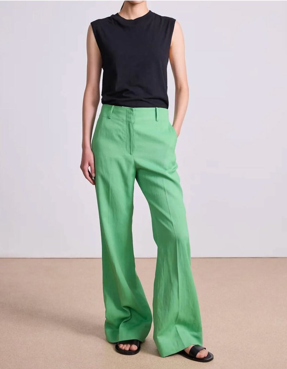 KATIENYC NWT Apiece Apart Adi Wide Leg Trouser in Matcha size 16